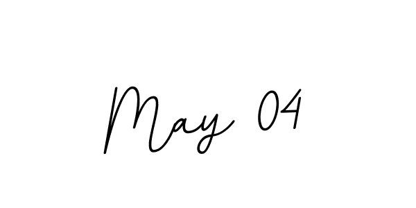How to make May 04 signature? BallpointsItalic-DORy9 is a professional autograph style. Create handwritten signature for May 04 name. May 04 signature style 11 images and pictures png