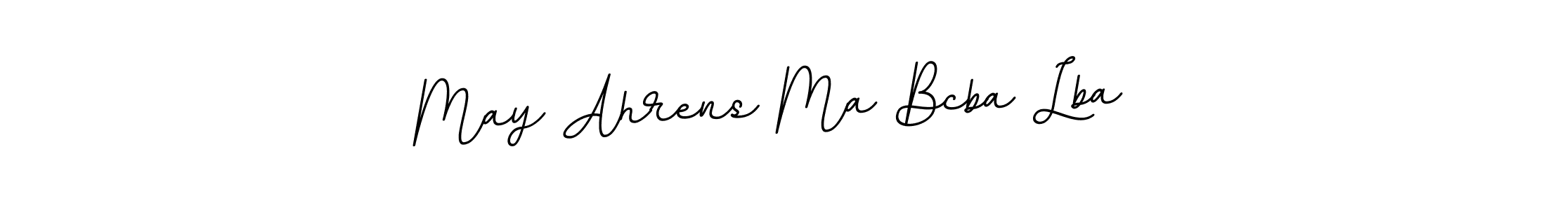 Use a signature maker to create a handwritten signature online. With this signature software, you can design (BallpointsItalic-DORy9) your own signature for name May Ahrens Ma Bcba Lba. May Ahrens Ma Bcba Lba signature style 11 images and pictures png