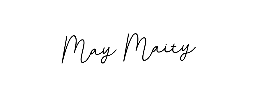 It looks lik you need a new signature style for name May Maity. Design unique handwritten (BallpointsItalic-DORy9) signature with our free signature maker in just a few clicks. May Maity signature style 11 images and pictures png