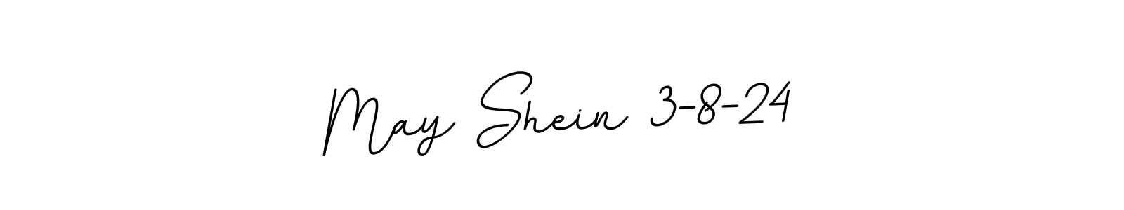 Design your own signature with our free online signature maker. With this signature software, you can create a handwritten (BallpointsItalic-DORy9) signature for name May Shein 3-8-24. May Shein 3-8-24 signature style 11 images and pictures png