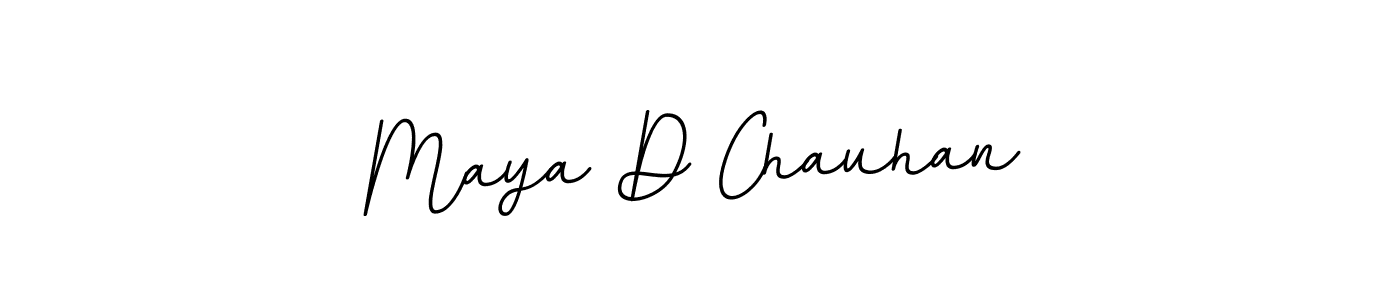 It looks lik you need a new signature style for name Maya D Chauhan. Design unique handwritten (BallpointsItalic-DORy9) signature with our free signature maker in just a few clicks. Maya D Chauhan signature style 11 images and pictures png