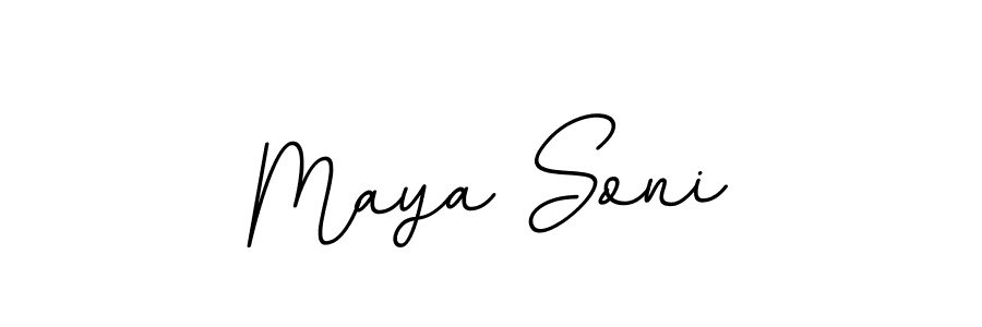 It looks lik you need a new signature style for name Maya Soni. Design unique handwritten (BallpointsItalic-DORy9) signature with our free signature maker in just a few clicks. Maya Soni signature style 11 images and pictures png
