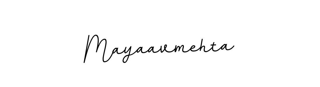 Create a beautiful signature design for name Mayaavmehta. With this signature (BallpointsItalic-DORy9) fonts, you can make a handwritten signature for free. Mayaavmehta signature style 11 images and pictures png