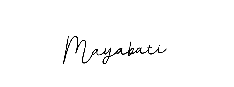 Create a beautiful signature design for name Mayabati. With this signature (BallpointsItalic-DORy9) fonts, you can make a handwritten signature for free. Mayabati signature style 11 images and pictures png