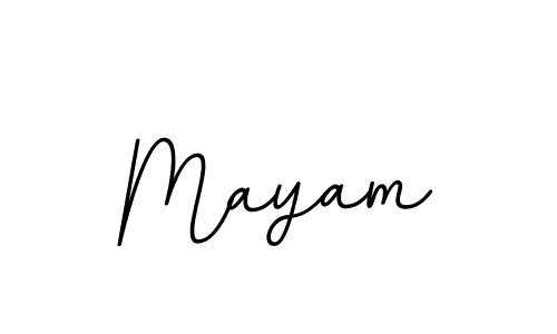 Design your own signature with our free online signature maker. With this signature software, you can create a handwritten (BallpointsItalic-DORy9) signature for name Mayam. Mayam signature style 11 images and pictures png