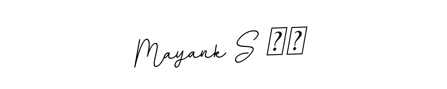 Here are the top 10 professional signature styles for the name Mayank S ❣️. These are the best autograph styles you can use for your name. Mayank S ❣️ signature style 11 images and pictures png