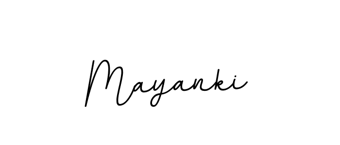 How to make Mayanki name signature. Use BallpointsItalic-DORy9 style for creating short signs online. This is the latest handwritten sign. Mayanki signature style 11 images and pictures png