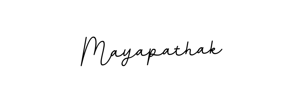 The best way (BallpointsItalic-DORy9) to make a short signature is to pick only two or three words in your name. The name Mayapathak include a total of six letters. For converting this name. Mayapathak signature style 11 images and pictures png