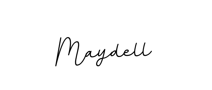 Use a signature maker to create a handwritten signature online. With this signature software, you can design (BallpointsItalic-DORy9) your own signature for name Maydell. Maydell signature style 11 images and pictures png