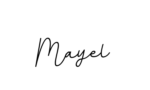 It looks lik you need a new signature style for name Mayel. Design unique handwritten (BallpointsItalic-DORy9) signature with our free signature maker in just a few clicks. Mayel signature style 11 images and pictures png