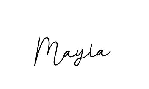 Mayla stylish signature style. Best Handwritten Sign (BallpointsItalic-DORy9) for my name. Handwritten Signature Collection Ideas for my name Mayla. Mayla signature style 11 images and pictures png