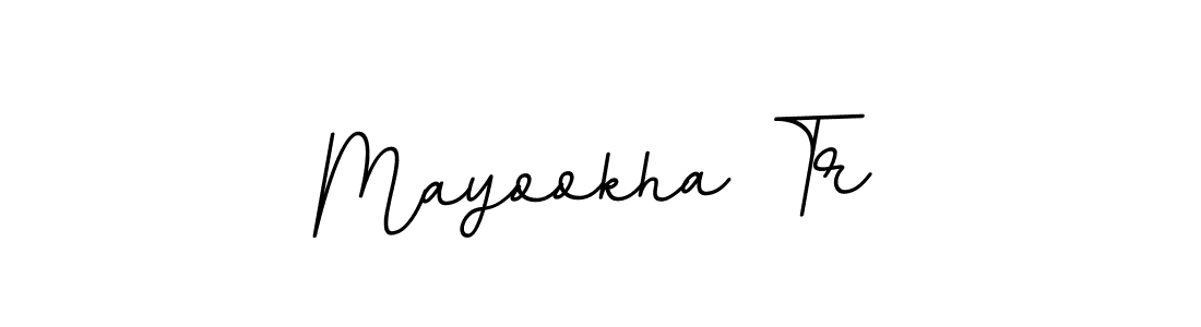 if you are searching for the best signature style for your name Mayookha Tr. so please give up your signature search. here we have designed multiple signature styles  using BallpointsItalic-DORy9. Mayookha Tr signature style 11 images and pictures png