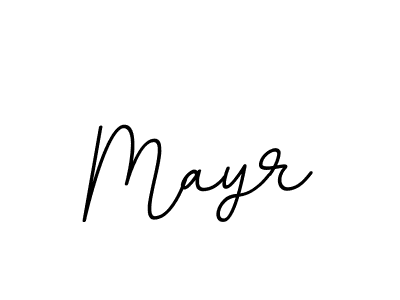 Make a beautiful signature design for name Mayr. With this signature (BallpointsItalic-DORy9) style, you can create a handwritten signature for free. Mayr signature style 11 images and pictures png