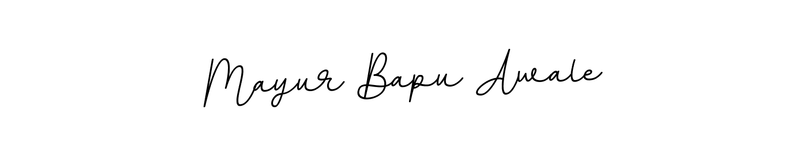 Design your own signature with our free online signature maker. With this signature software, you can create a handwritten (BallpointsItalic-DORy9) signature for name Mayur Bapu Awale. Mayur Bapu Awale signature style 11 images and pictures png