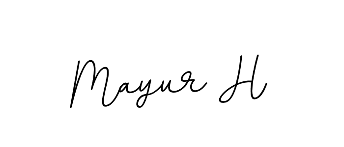 How to Draw Mayur H signature style? BallpointsItalic-DORy9 is a latest design signature styles for name Mayur H. Mayur H signature style 11 images and pictures png