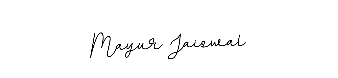 Create a beautiful signature design for name Mayur Jaiswal. With this signature (BallpointsItalic-DORy9) fonts, you can make a handwritten signature for free. Mayur Jaiswal signature style 11 images and pictures png