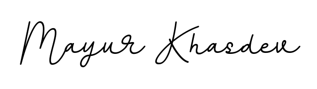 Explore multiple handwriting variations for Mayur Khasdev including this stunning BallpointsItalic-DORy9 design. Free to use across all platforms. Mayur Khasdev signature style 11 images and pictures png