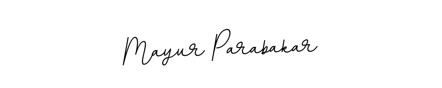 Similarly BallpointsItalic-DORy9 is the best handwritten signature design. Signature creator online .You can use it as an online autograph creator for name Mayur Parabakar. Mayur Parabakar signature style 11 images and pictures png