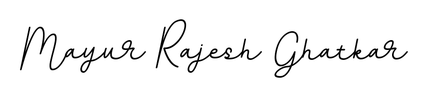 This is the best signature style for the Mayur Rajesh Ghatkar name. Also you like these signature font (BallpointsItalic-DORy9). Mix name signature. Mayur Rajesh Ghatkar signature style 11 images and pictures png