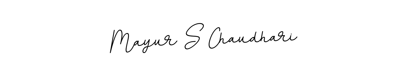 Make a beautiful signature design for name Mayur S Chaudhari. Use this online signature maker to create a handwritten signature for free. Mayur S Chaudhari signature style 11 images and pictures png