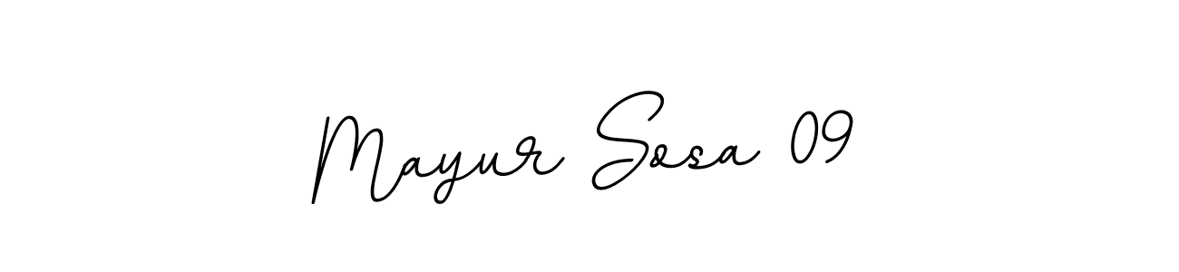 Mayur Sosa 09 stylish signature style. Best Handwritten Sign (BallpointsItalic-DORy9) for my name. Handwritten Signature Collection Ideas for my name Mayur Sosa 09. Mayur Sosa 09 signature style 11 images and pictures png