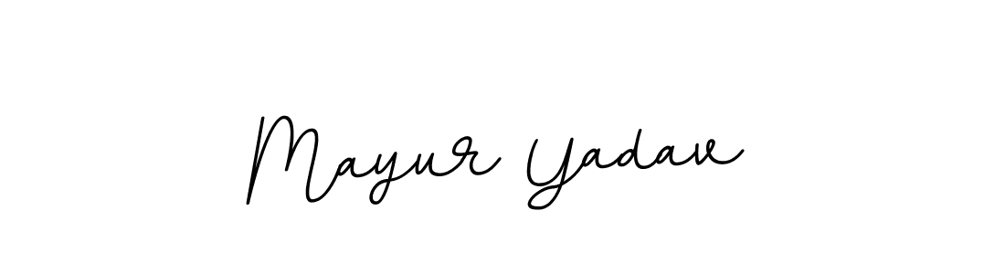 Mayur Yadav stylish signature style. Best Handwritten Sign (BallpointsItalic-DORy9) for my name. Handwritten Signature Collection Ideas for my name Mayur Yadav. Mayur Yadav signature style 11 images and pictures png