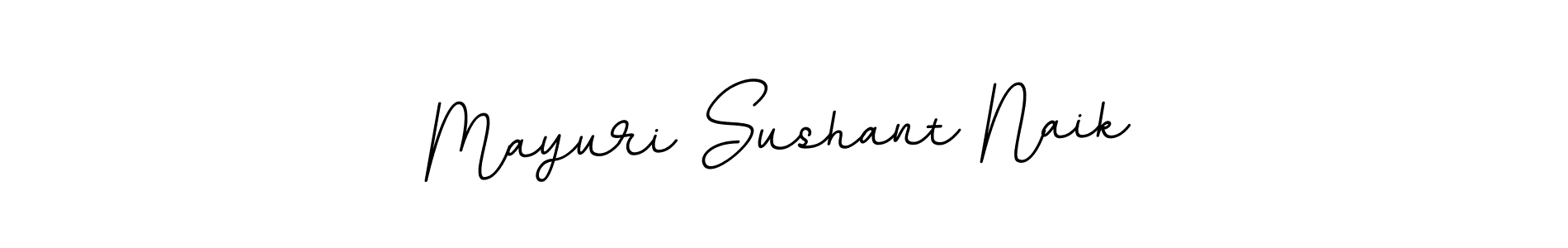 Mayuri Sushant Naik stylish signature style. Best Handwritten Sign (BallpointsItalic-DORy9) for my name. Handwritten Signature Collection Ideas for my name Mayuri Sushant Naik. Mayuri Sushant Naik signature style 11 images and pictures png