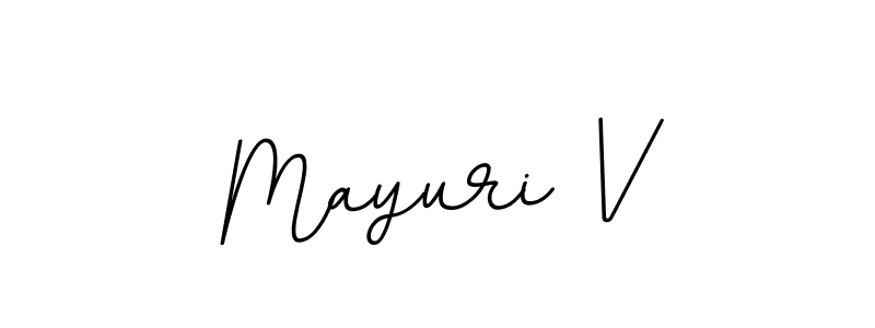 Also You can easily find your signature by using the search form. We will create Mayuri V name handwritten signature images for you free of cost using BallpointsItalic-DORy9 sign style. Mayuri V signature style 11 images and pictures png