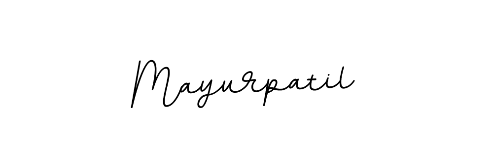 Create a beautiful signature design for name Mayurpatil. With this signature (BallpointsItalic-DORy9) fonts, you can make a handwritten signature for free. Mayurpatil signature style 11 images and pictures png