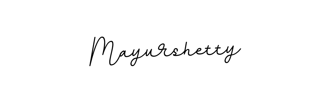 How to make Mayurshetty name signature. Use BallpointsItalic-DORy9 style for creating short signs online. This is the latest handwritten sign. Mayurshetty signature style 11 images and pictures png