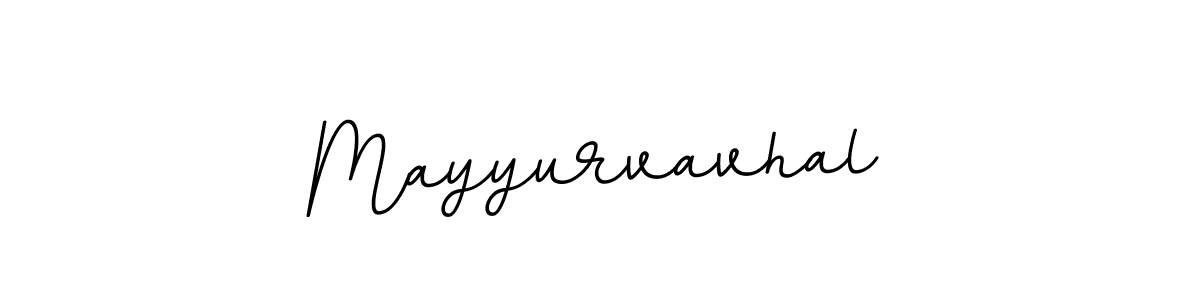 Use a signature maker to create a handwritten signature online. With this signature software, you can design (BallpointsItalic-DORy9) your own signature for name Mayyurvavhal. Mayyurvavhal signature style 11 images and pictures png