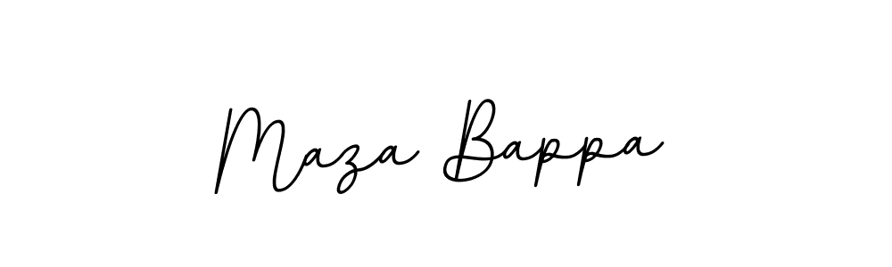 Check out images of Autograph of Maza Bappa name. Actor Maza Bappa Signature Style. BallpointsItalic-DORy9 is a professional sign style online. Maza Bappa signature style 11 images and pictures png