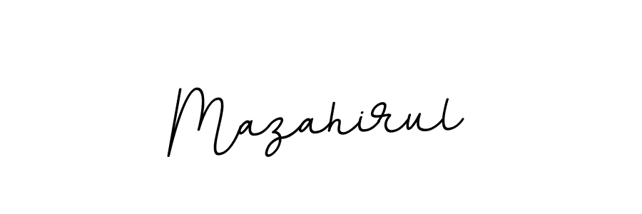 How to make Mazahirul signature? BallpointsItalic-DORy9 is a professional autograph style. Create handwritten signature for Mazahirul name. Mazahirul signature style 11 images and pictures png