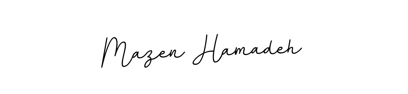 Similarly BallpointsItalic-DORy9 is the best handwritten signature design. Signature creator online .You can use it as an online autograph creator for name Mazen Hamadeh. Mazen Hamadeh signature style 11 images and pictures png