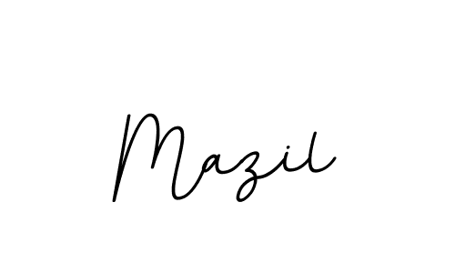 How to make Mazil name signature. Use BallpointsItalic-DORy9 style for creating short signs online. This is the latest handwritten sign. Mazil signature style 11 images and pictures png