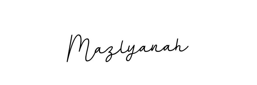 How to Draw Mazlyanah signature style? BallpointsItalic-DORy9 is a latest design signature styles for name Mazlyanah. Mazlyanah signature style 11 images and pictures png