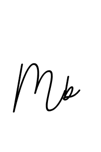 Design your own signature with our free online signature maker. With this signature software, you can create a handwritten (BallpointsItalic-DORy9) signature for name Mb. Mb signature style 11 images and pictures png