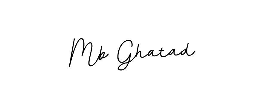 Make a beautiful signature design for name Mb Ghatad. Use this online signature maker to create a handwritten signature for free. Mb Ghatad signature style 11 images and pictures png