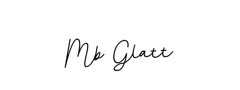 Make a beautiful signature design for name Mb Glatt. With this signature (BallpointsItalic-DORy9) style, you can create a handwritten signature for free. Mb Glatt signature style 11 images and pictures png