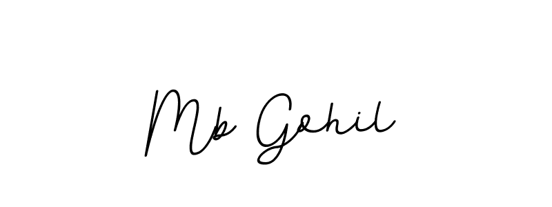 You should practise on your own different ways (BallpointsItalic-DORy9) to write your name (Mb Gohil) in signature. don't let someone else do it for you. Mb Gohil signature style 11 images and pictures png