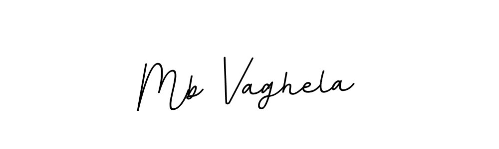 Create a beautiful signature design for name Mb Vaghela. With this signature (BallpointsItalic-DORy9) fonts, you can make a handwritten signature for free. Mb Vaghela signature style 11 images and pictures png