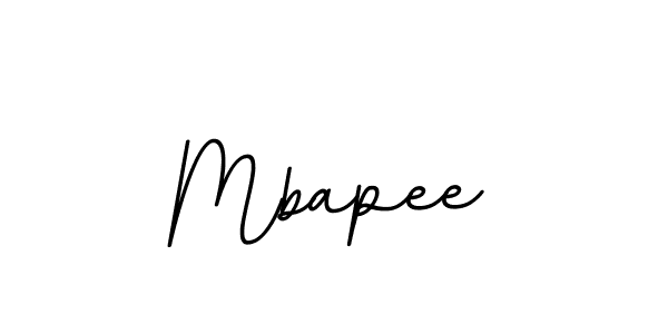 Use a signature maker to create a handwritten signature online. With this signature software, you can design (BallpointsItalic-DORy9) your own signature for name Mbapee. Mbapee signature style 11 images and pictures png