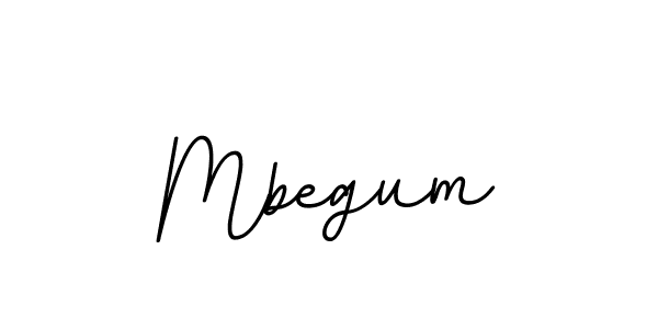 Create a beautiful signature design for name Mbegum. With this signature (BallpointsItalic-DORy9) fonts, you can make a handwritten signature for free. Mbegum signature style 11 images and pictures png