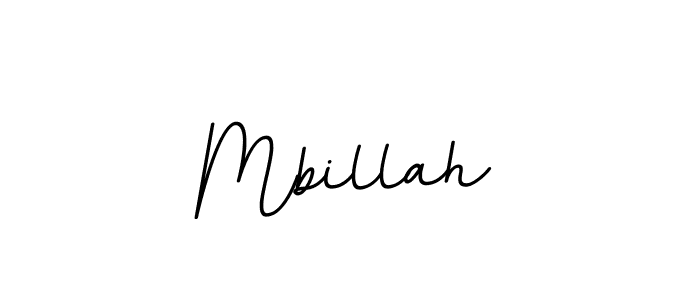 The best way (BallpointsItalic-DORy9) to make a short signature is to pick only two or three words in your name. The name Mbillah include a total of six letters. For converting this name. Mbillah signature style 11 images and pictures png