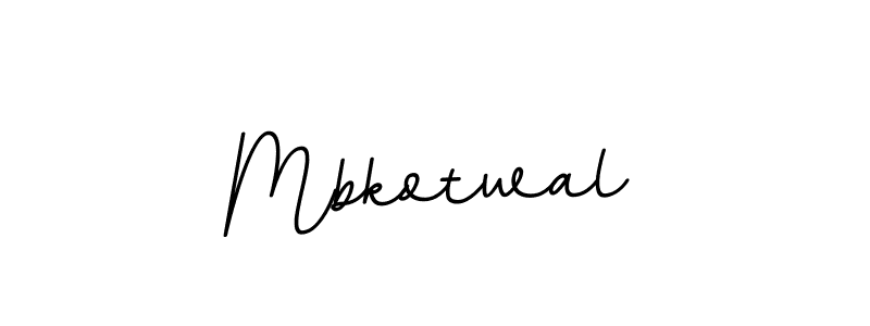 How to make Mbkotwal name signature. Use BallpointsItalic-DORy9 style for creating short signs online. This is the latest handwritten sign. Mbkotwal signature style 11 images and pictures png