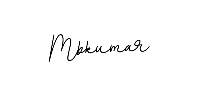 Make a beautiful signature design for name Mbkumar. Use this online signature maker to create a handwritten signature for free. Mbkumar signature style 11 images and pictures png