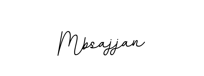 BallpointsItalic-DORy9 is a professional signature style that is perfect for those who want to add a touch of class to their signature. It is also a great choice for those who want to make their signature more unique. Get Mbsajjan name to fancy signature for free. Mbsajjan signature style 11 images and pictures png