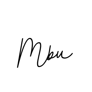 Make a beautiful signature design for name Mbu. With this signature (BallpointsItalic-DORy9) style, you can create a handwritten signature for free. Mbu signature style 11 images and pictures png
