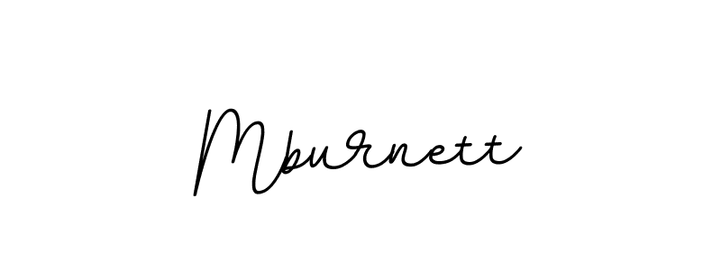 How to make Mburnett name signature. Use BallpointsItalic-DORy9 style for creating short signs online. This is the latest handwritten sign. Mburnett signature style 11 images and pictures png