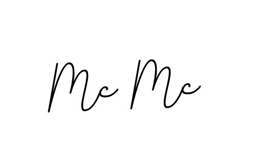 Create a beautiful signature design for name Mc Mc. With this signature (BallpointsItalic-DORy9) fonts, you can make a handwritten signature for free. Mc Mc signature style 11 images and pictures png